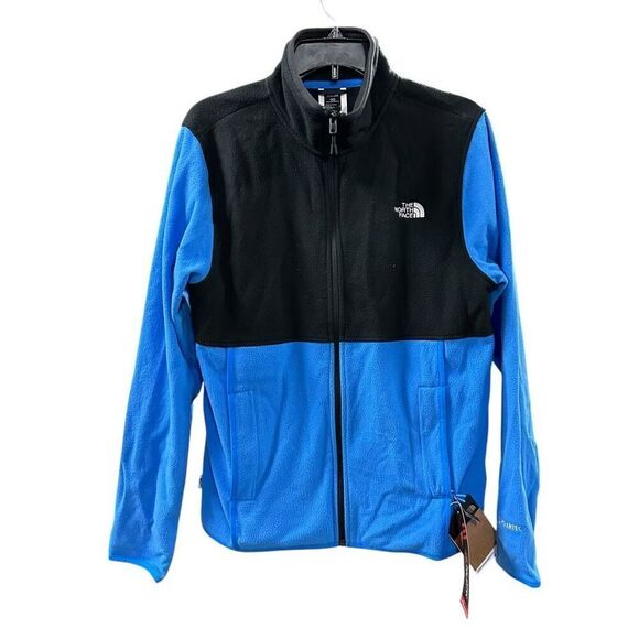 New the North Face Alpine 100 Optic Blue Black Jacket S - Picture 1 of 9